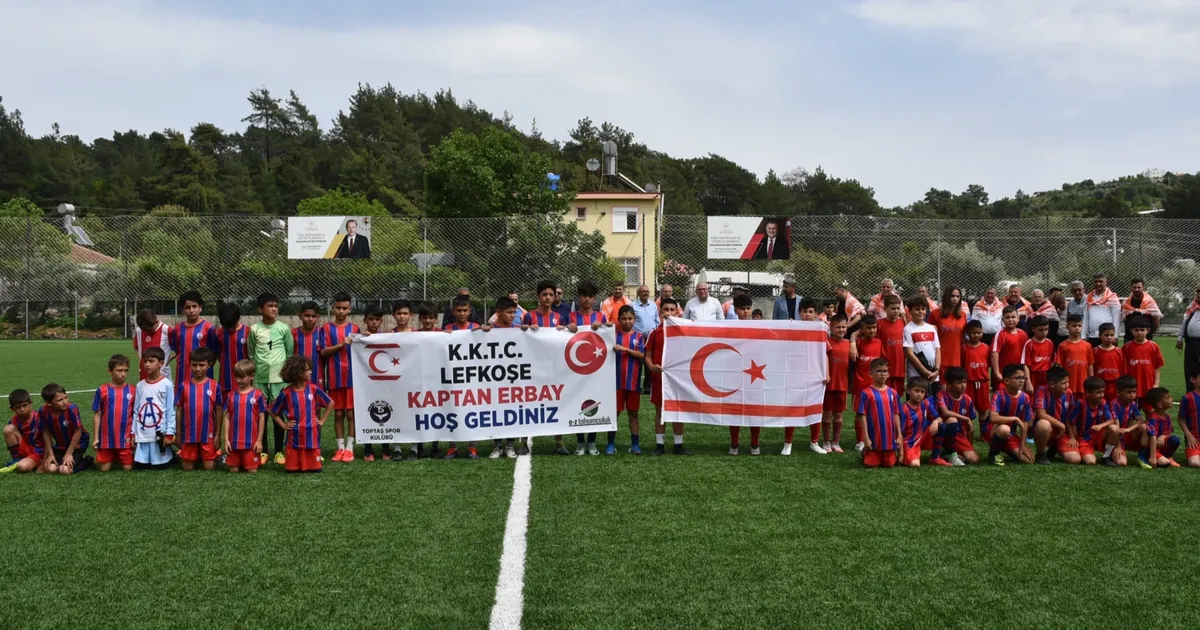 KKTC'li minikler Antalya Kumluca’da dostluk maçında