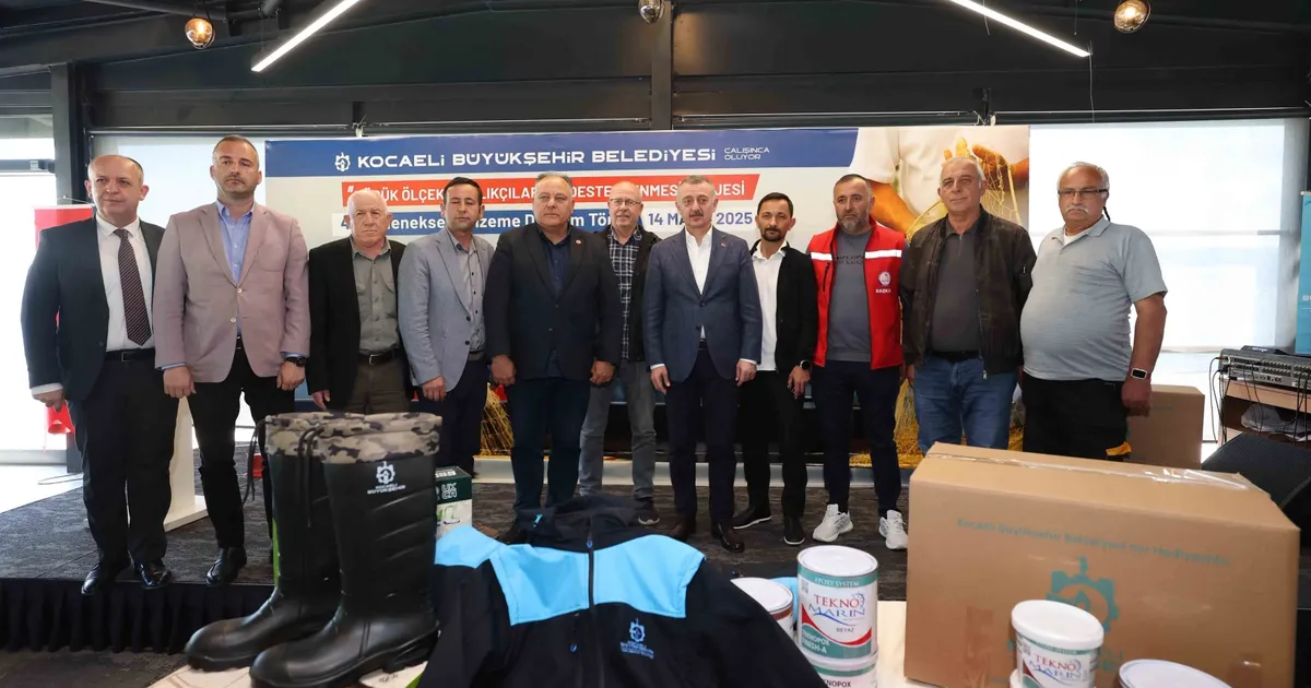 Kocaeli Büyükşehir'den balıkçılığa büyük destek