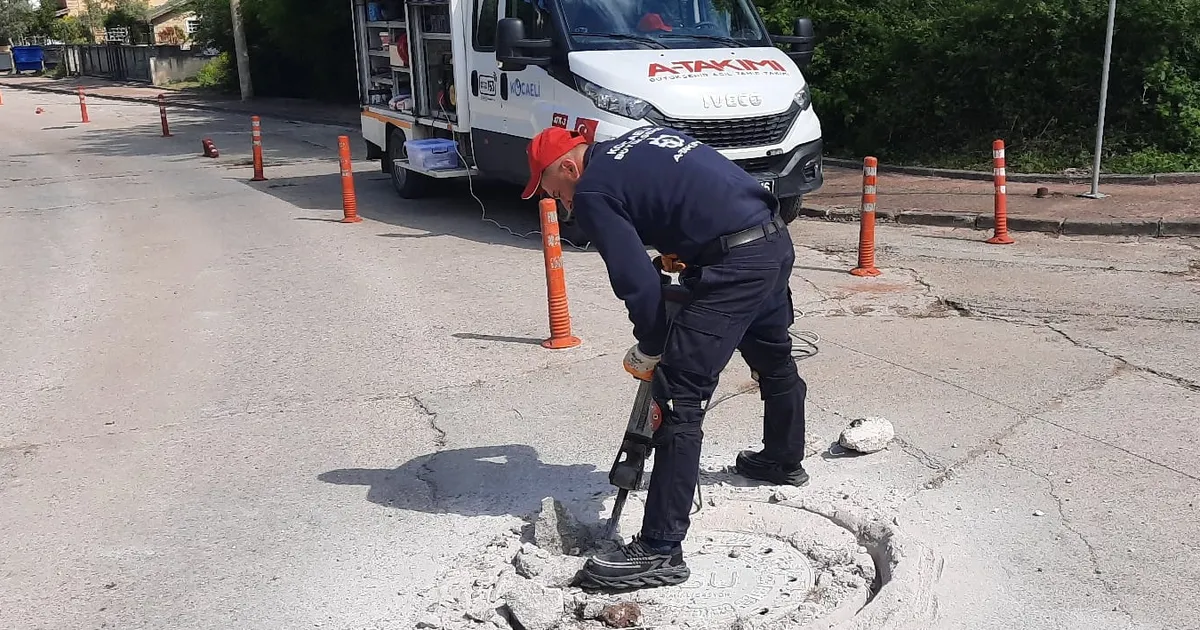 Kocaeli’de yol güvenliği için baca ve ızgaralar yenileniyor