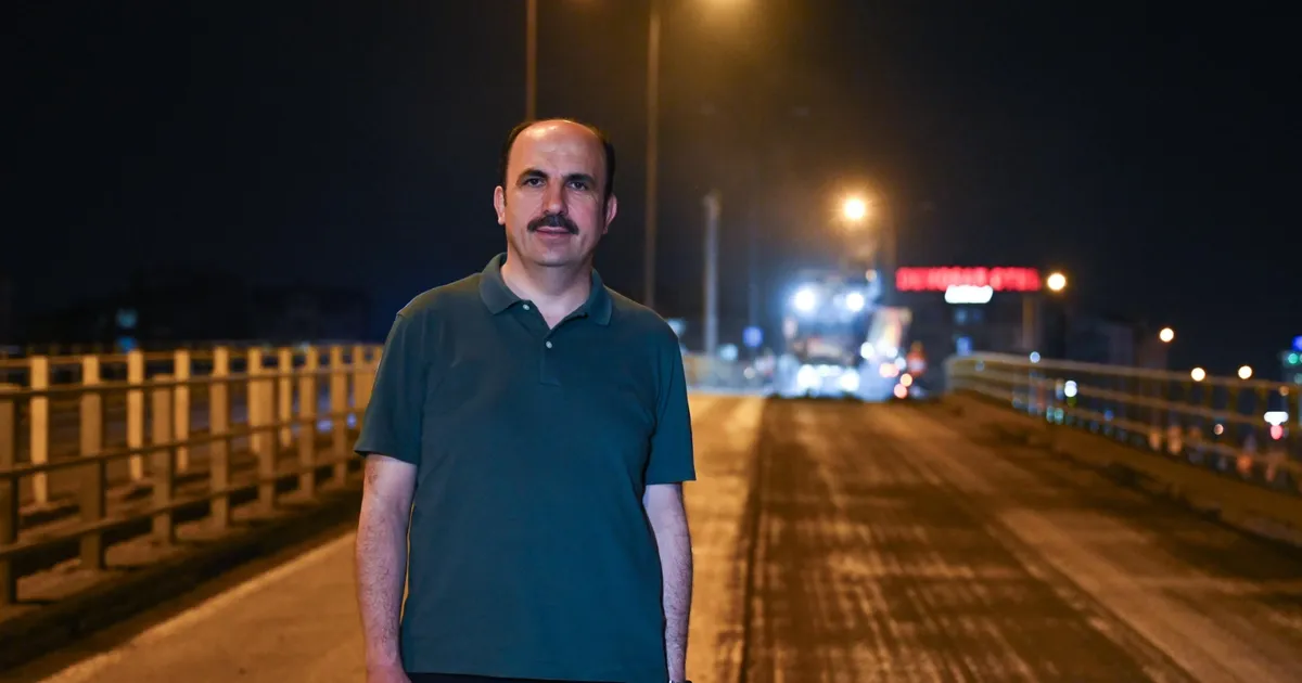 Konya'da Başkan Altay gece devam eden çalışmalarını inceledi