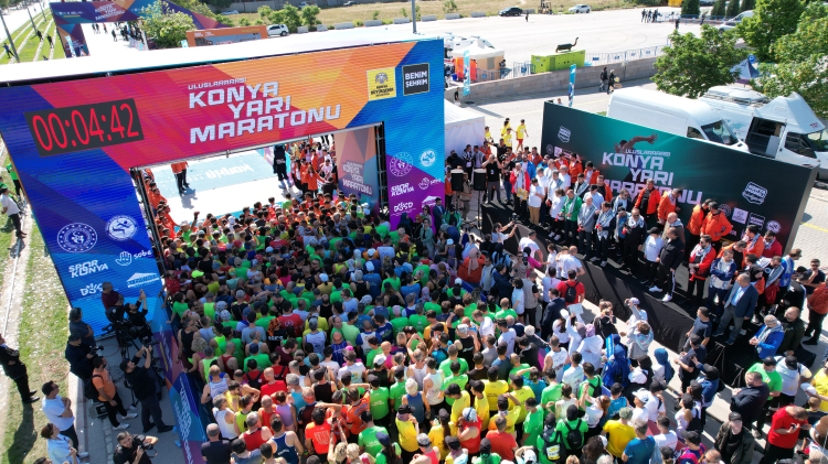 Konya'da 'Uluslararası Yarı Maraton' hazırlığı