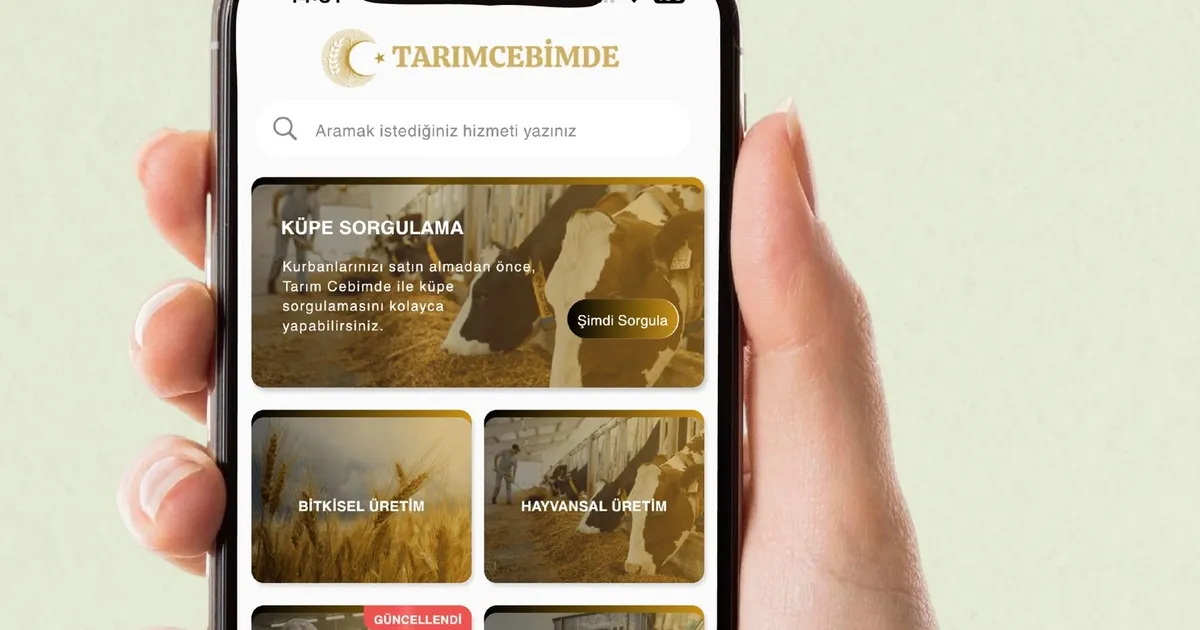Kurbanlık seçimi 'Tarım Cebimde' ile daha güvenli