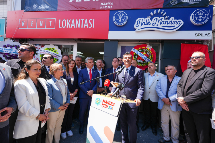 Manisa'da Kent Lokantası ve Halk Mandıra Akhisar’da hizmete açıldı