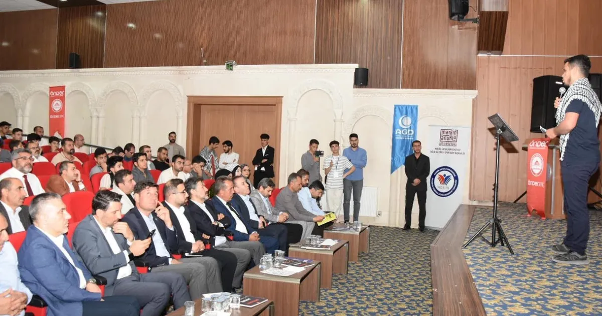 Mardin’de şiirle dayanışma! Gazze temalı dinleti büyük ilgi gördü