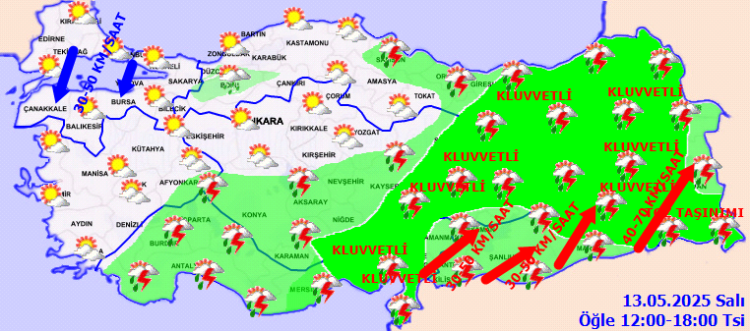 Meteoroloji'den 25 il için sarı kodlu uyarı! Kuvvetli sağanak geliyor!