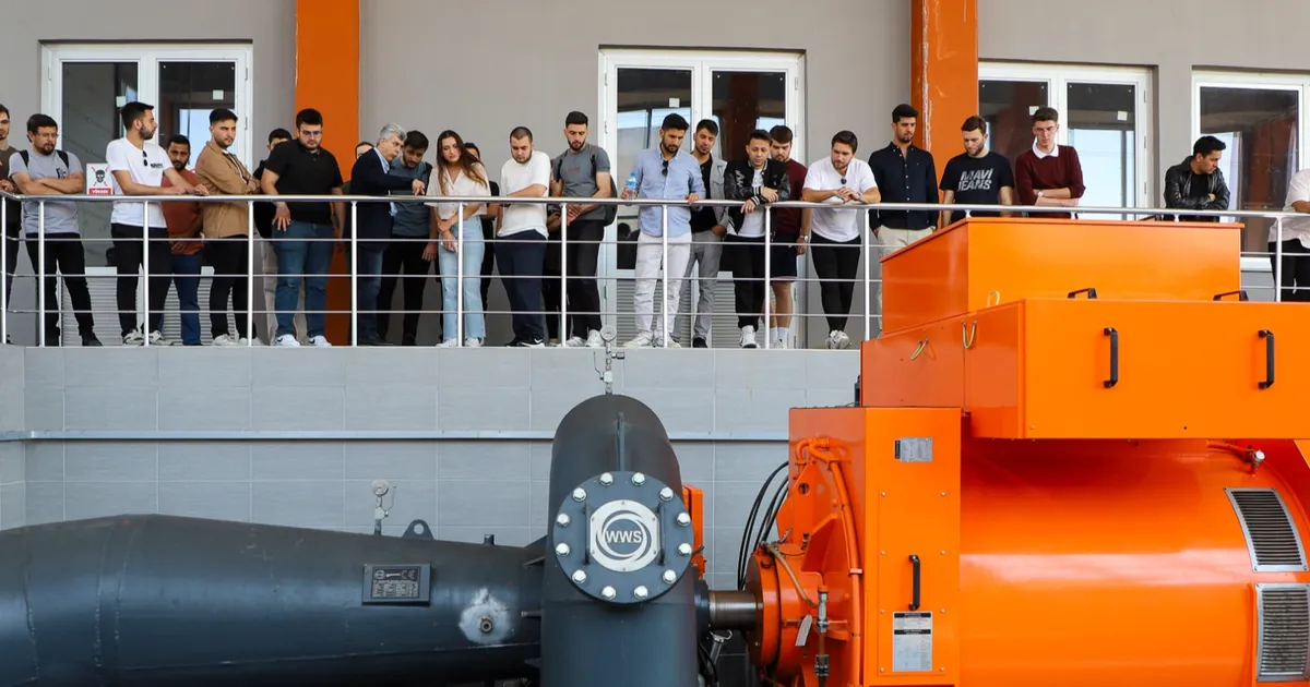 Mühendis adayları enerji üreten sistemleri SASKİ tesislerinde inceledi