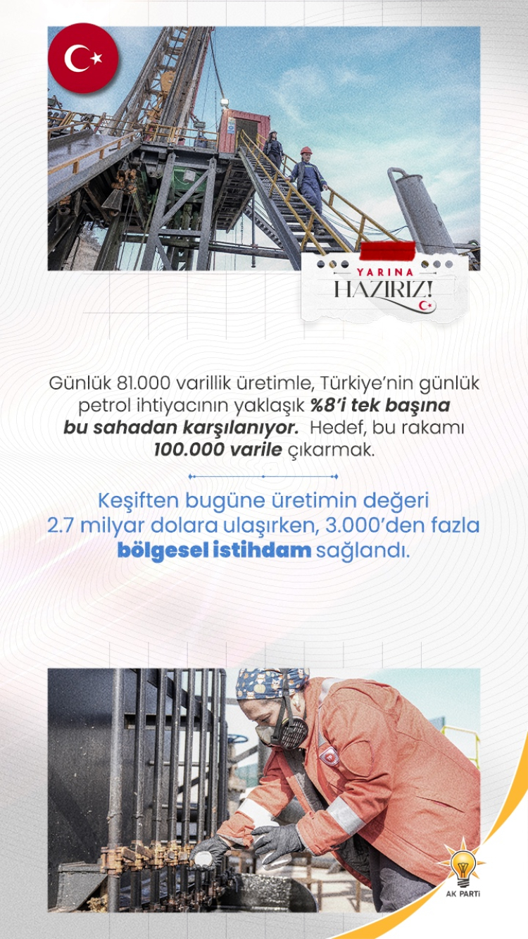 TBMM Başkanı Kurtulmuş ve Bakan Bayraktar Gabar'da... Gabar'da petrol üretimi artıyor