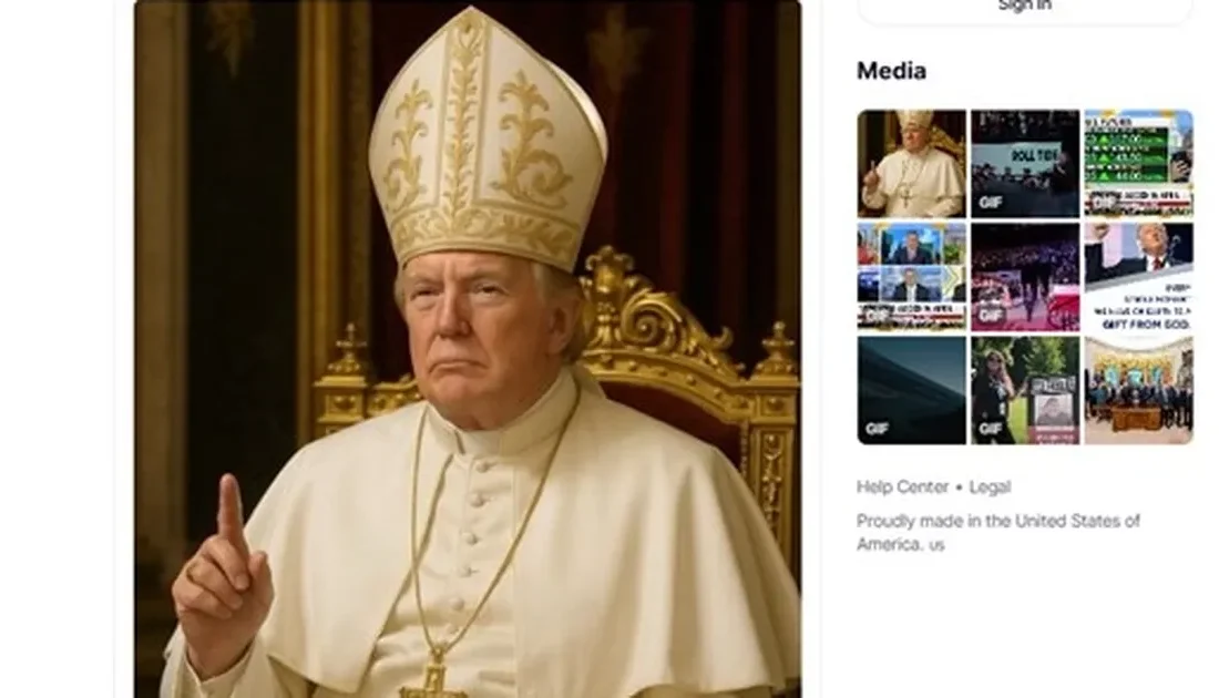 ABD Başkanı Trump'ı "Papa"