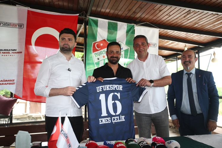 TSYD Bursa Şubesi Enes Çelik’i ağırladı
