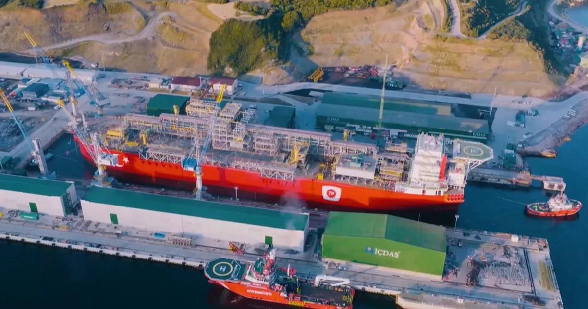 Türkiye’nin ilk yüzer üretim platformu ‘Osman Gazi’ 2026’da Karadeniz’de