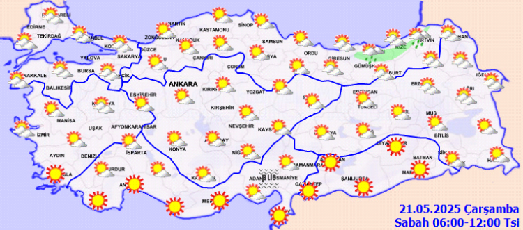 Yurt genelinde hava sıcaklıkları yükseliyor