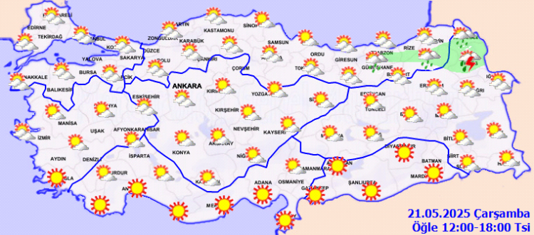 Yurt genelinde hava sıcaklıkları yükseliyor