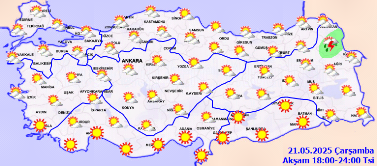 Yurt genelinde hava sıcaklıkları yükseliyor
