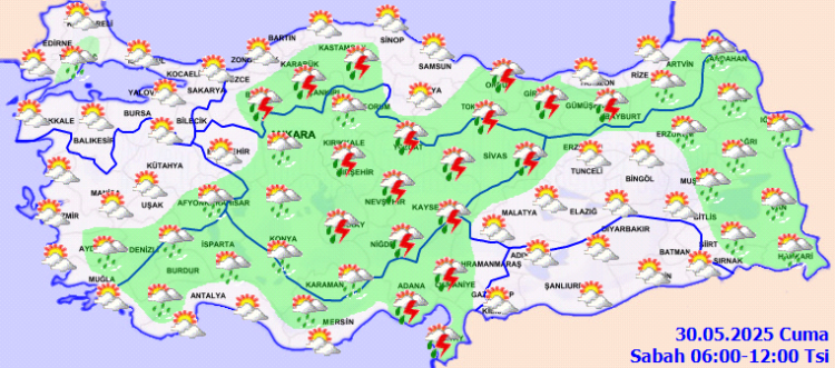 Yurtta bugün hava nasıl olacak?