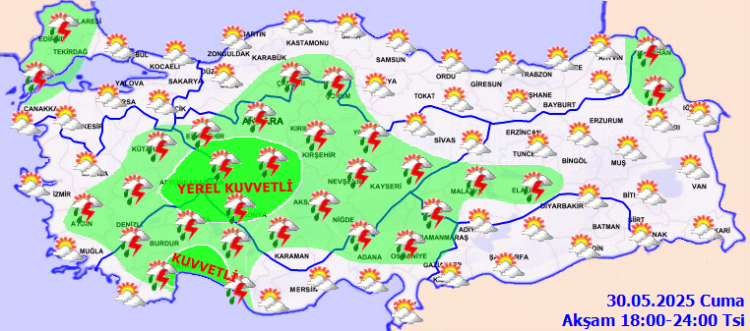 Yurtta bugün hava nasıl olacak?