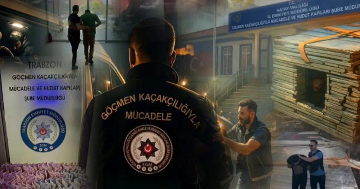 51 ilde düzensiz göçte 98 organizatör tutuklandı!