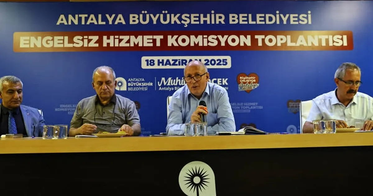Antalya Büyükşehir Engelsiz Hizmet Komisyonu toplandı