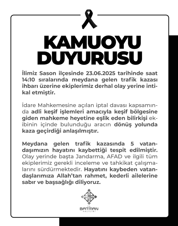 Batman'da keşif dönüşü feci kaza!