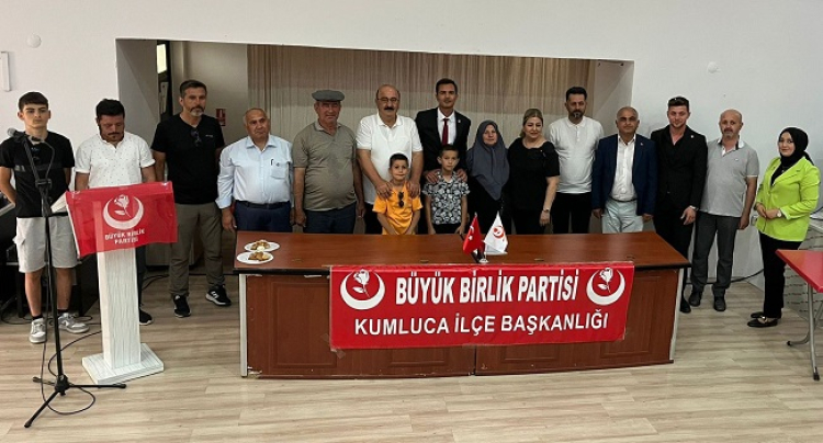 BBP Kumluca’da güven tazeledi: Mustafa Ay başkanlıkta devam