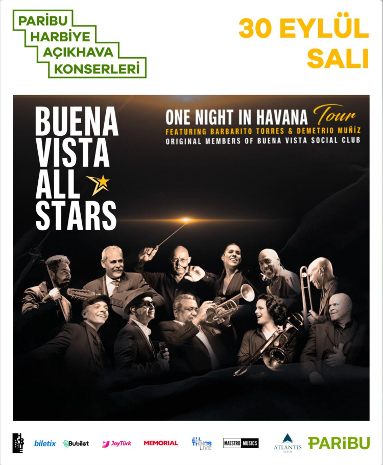 Buena Vista All Stars, Küba büyüsünü İstanbul'a taşıyor