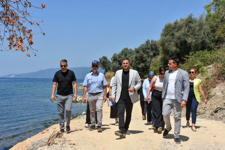 Bursa Gemlik’te yeni sahil yolu için altyapı hazırlığı