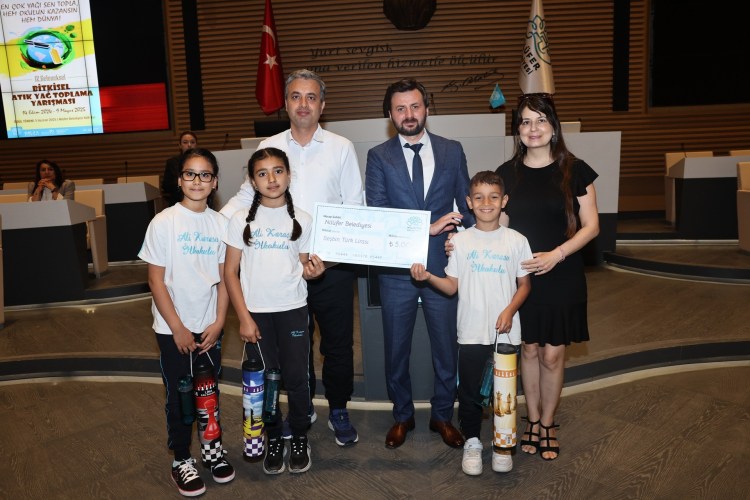 Bursa Nilüfer’de öğrenciler çevre için yarıştı