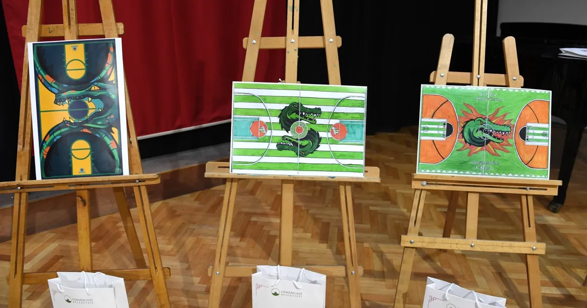 Bursa Osmangazi’de basketbol sahaları sanatla renkleniyor