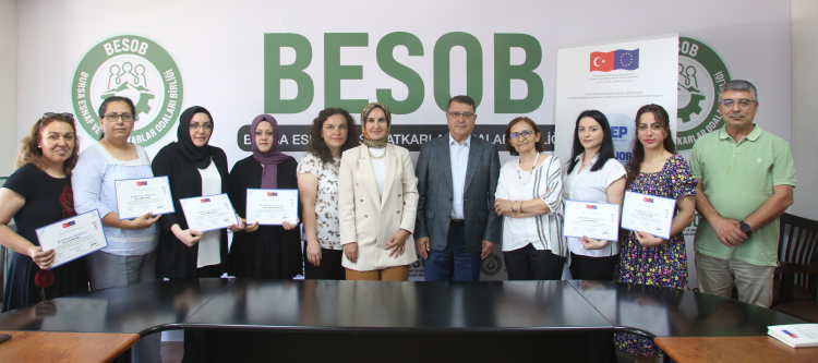 Bursa’da kadın kaynak ustaları iş başında
