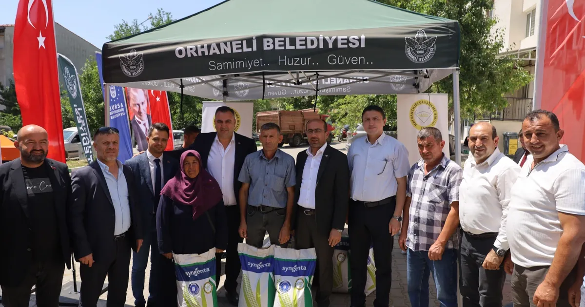 Bursa'nın dağ ilçelerine silajlık mısır tohumu desteği
