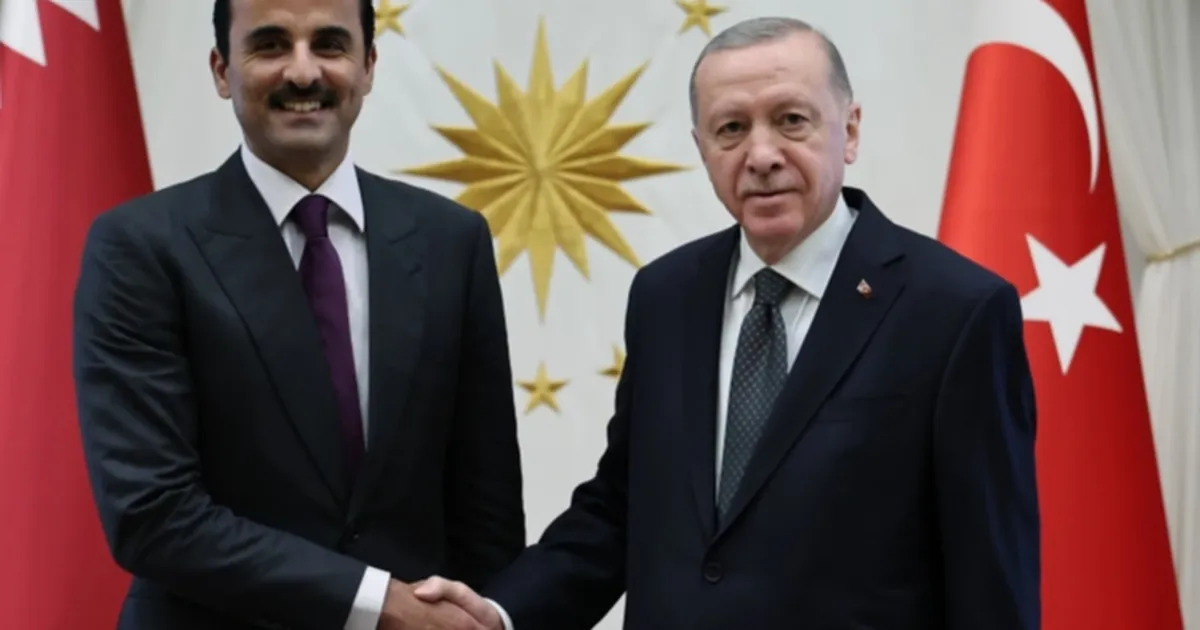 Cumhurbaşkanı Erdoğan, Katar Emiri Al Sani ile görüştü