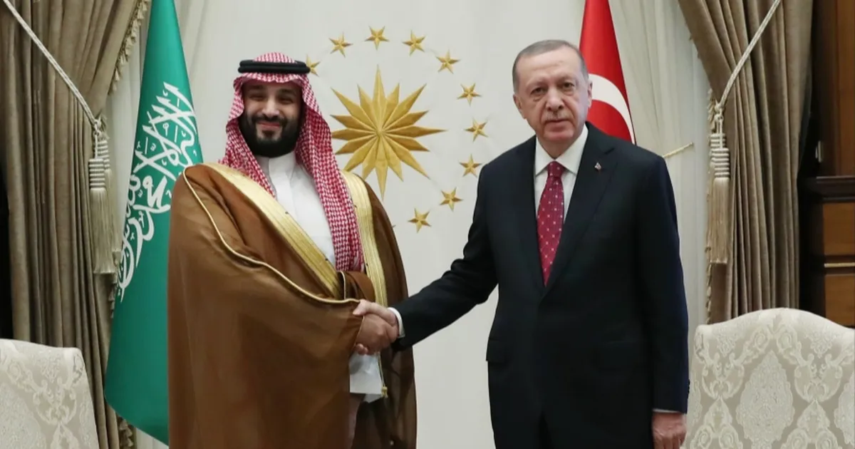 Cumhurbaşkanı Erdoğan Veliaht Prensi ile görüştü