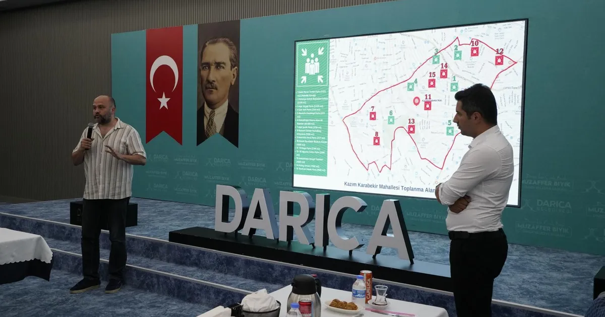 Darıca’da afet toplanma alanları için kritik toplantı