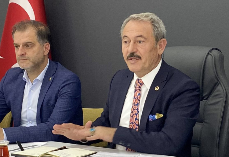 Denizli Milletvekili Şahin Tin'den Mudanya'da teşkilat çalışması