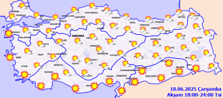 Doğu Karadeniz yağışlı, Marmara'nın batısında rüzgar alarmı