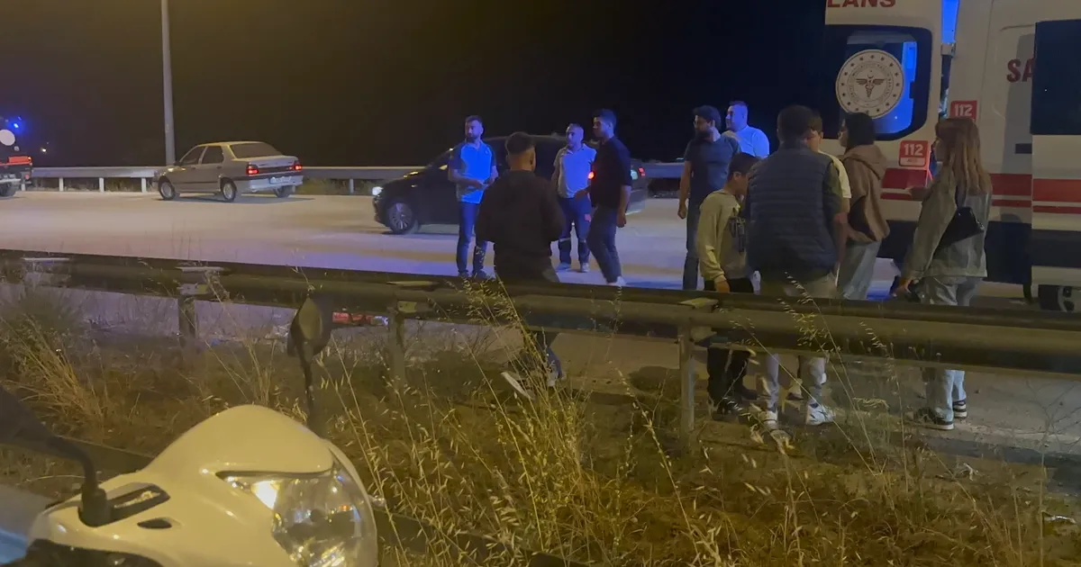 Düzce’de motosikletli kurye kaza kurbanı
