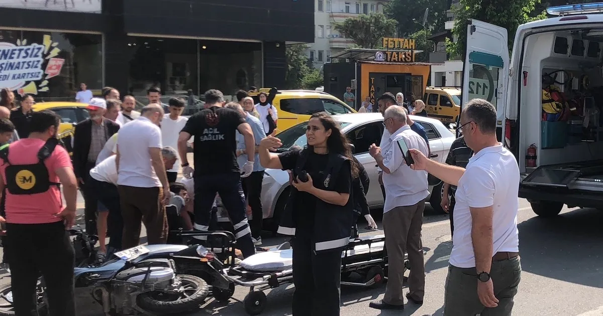 Düzce'de ters yön kazası!