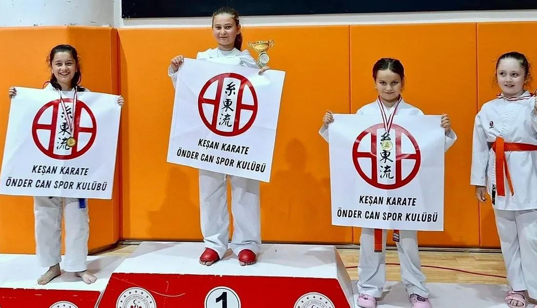 Edirne’de düzenlenen İl Karate