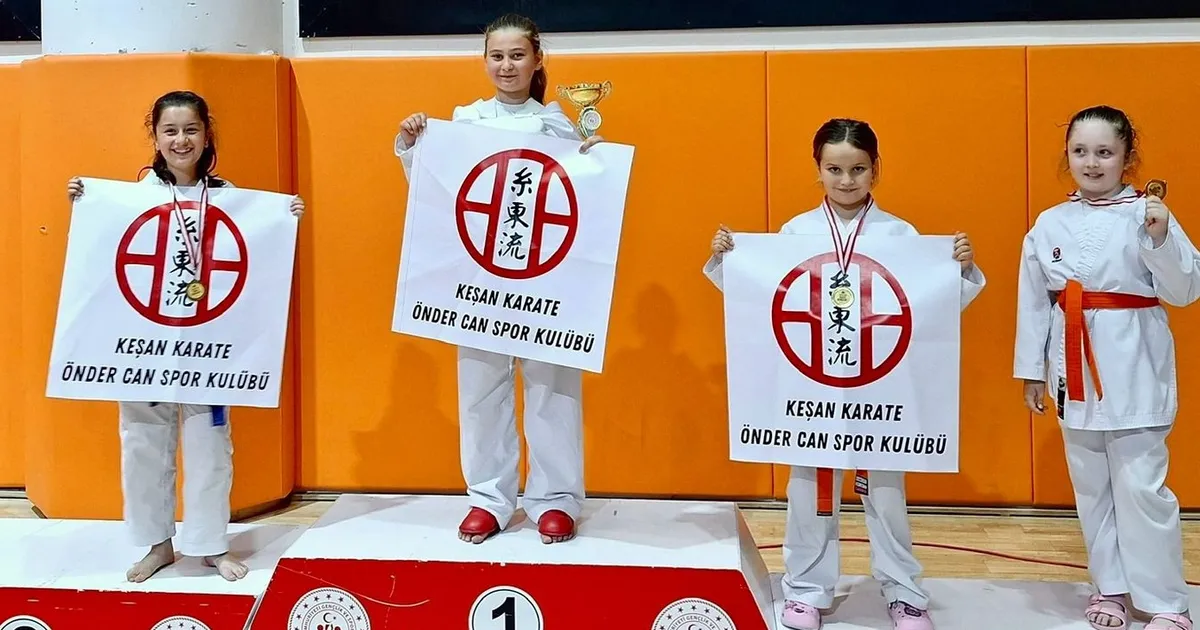 Edirne İl Karate Şampiyonası’nda 16 madalya ile büyük başarı!