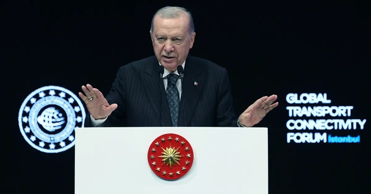 Erdoğan: Türkiye, bölgesel ulaşımda küresel güç olacak