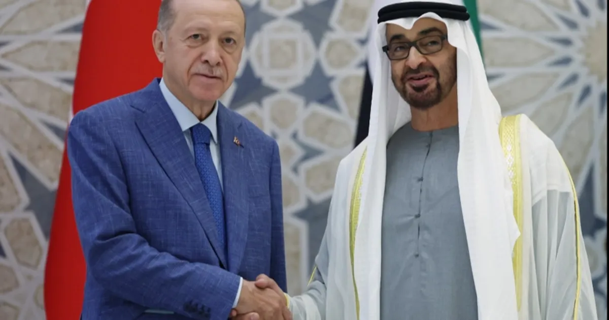 Erdoğan'ın barış diplomasisi sürüyor... Erdoğan ve Al Nahyan’dan bölgesel barış için çözüm çağrısı