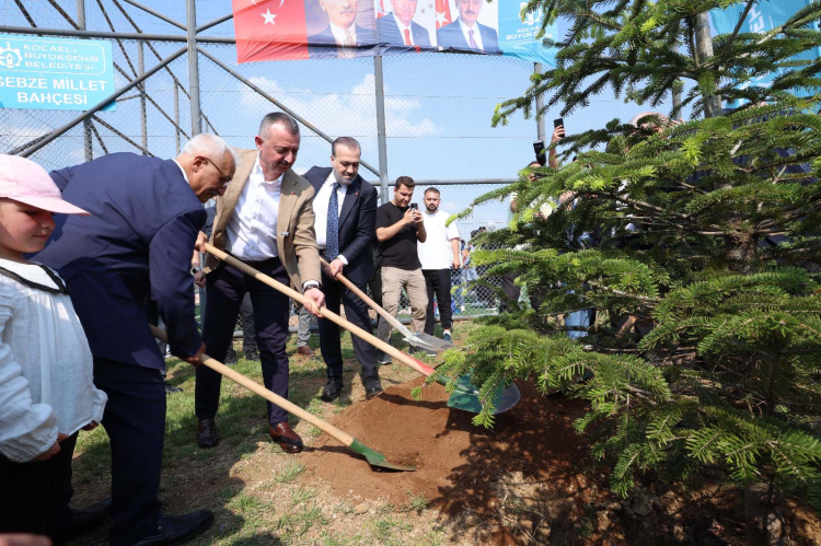 Gebze'ye bayram hediyesi... Millet Bahçesi açıldı