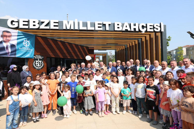 Gebze'ye bayram hediyesi... Millet Bahçesi açıldı