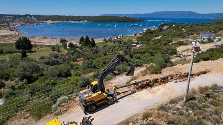 İZSU’dan Yarımada’ya dev altyapı yatırımı