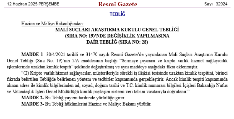 Kimlik doğrulama zorunlu oldu... Kripto paralarda yeni dönem
