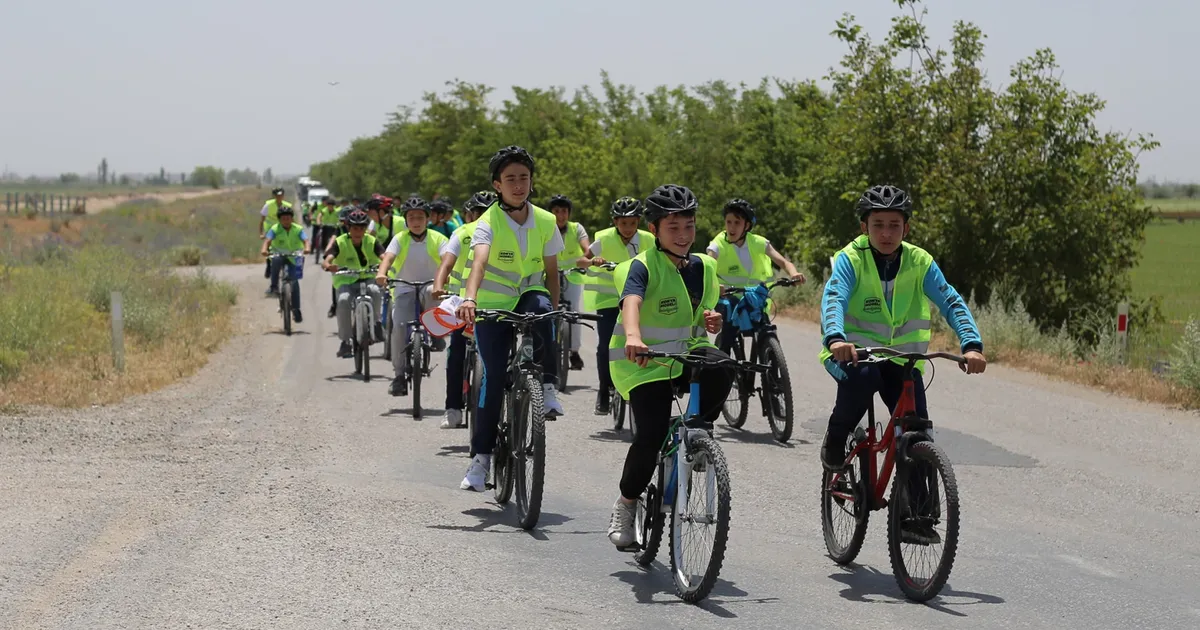 Konya’da pedallar sağlık ve farkındalık için döndü