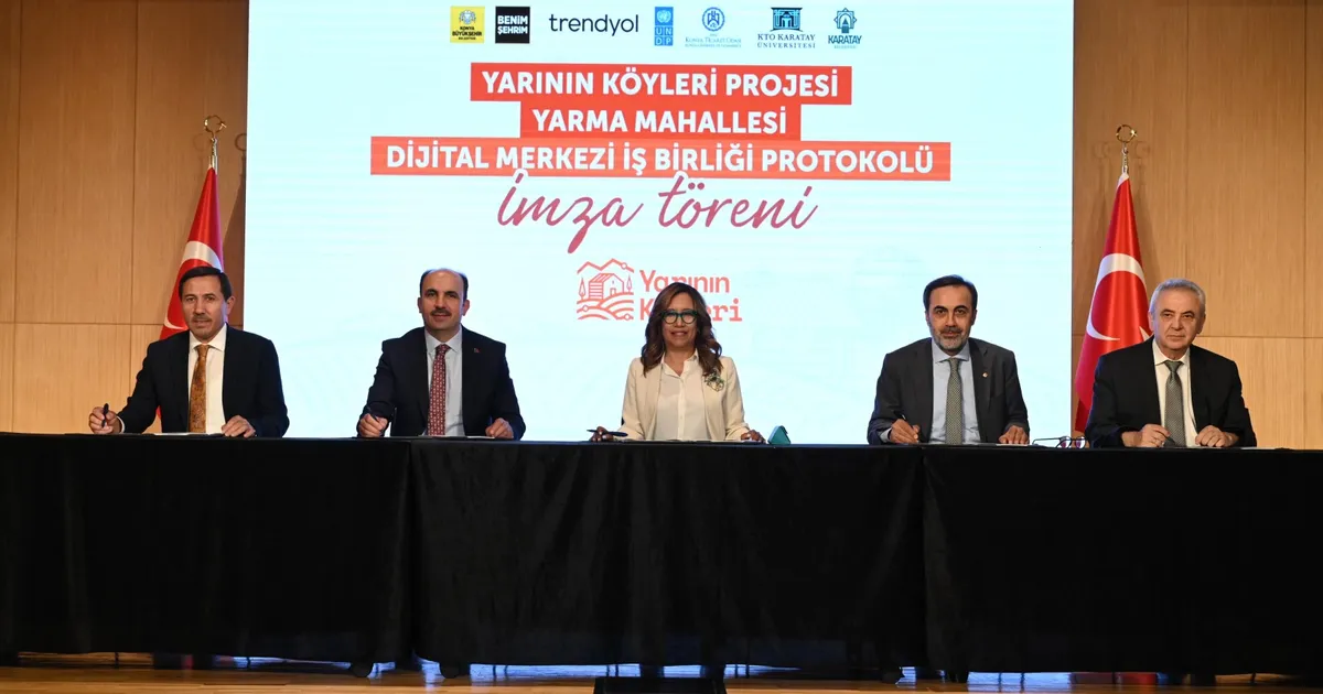 Konya’da "Yarının Köyleri" ile kırsal hamle