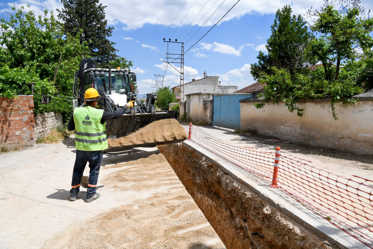 Malatya'da altyapı çalışmalarına yerinde inceleme