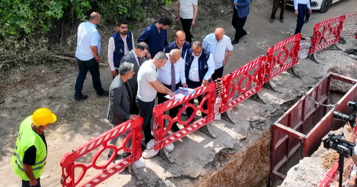 Malatya’da altyapı çalışmalarına yerinde inceleme