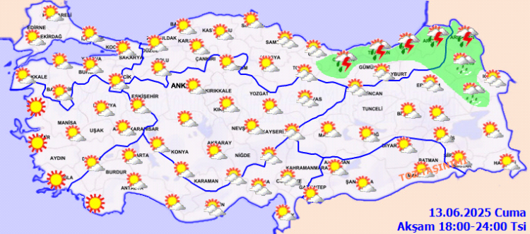 Meteoroloji uyardı! Sağanak yağış ve toz taşınımına dikkat!