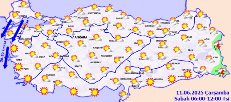 Meteorolojiden 'kuvvetli rüzgar' uyarısı: Bu bölgelerde dikkat!